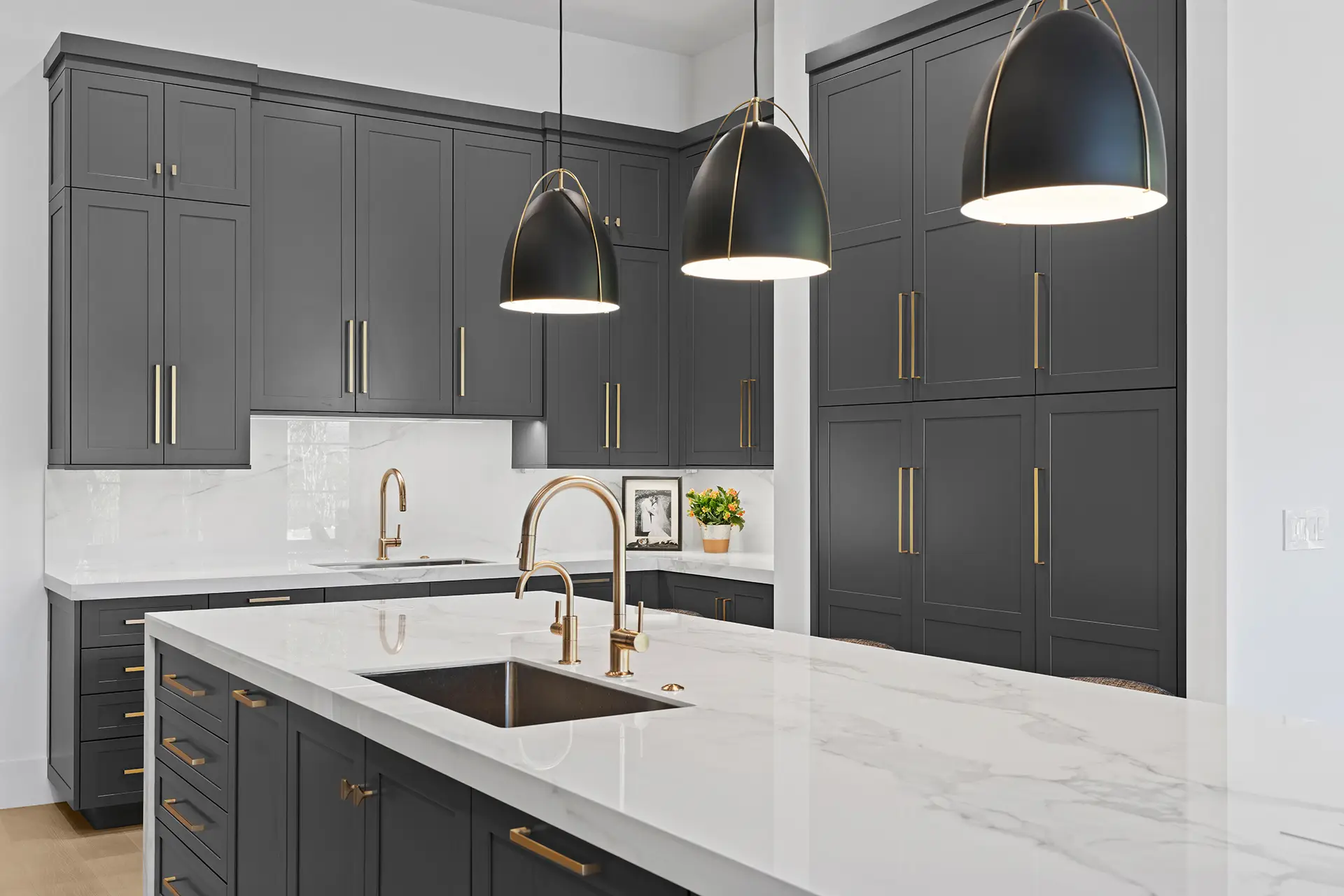 custom kitchen cabinets, Custom frameless kitchen cabinets in Kauai home